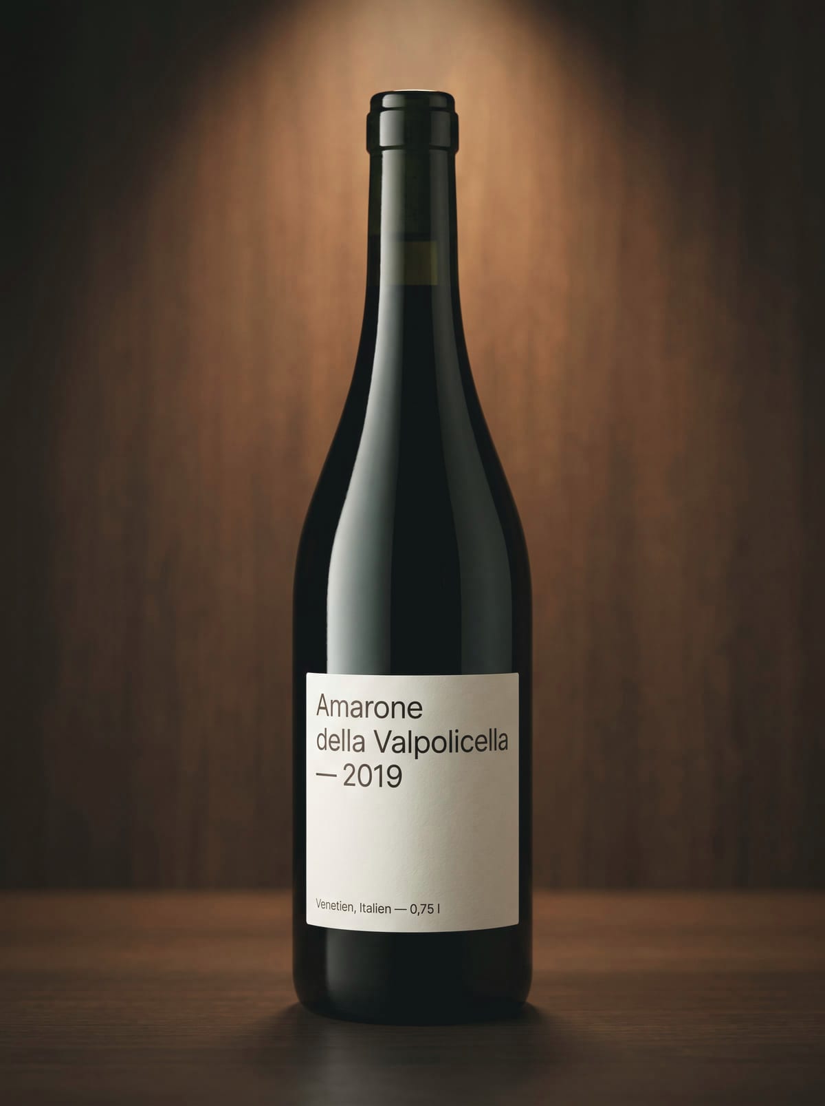 Flasche Amarone della Valpolicella, Jahrgang 2019
