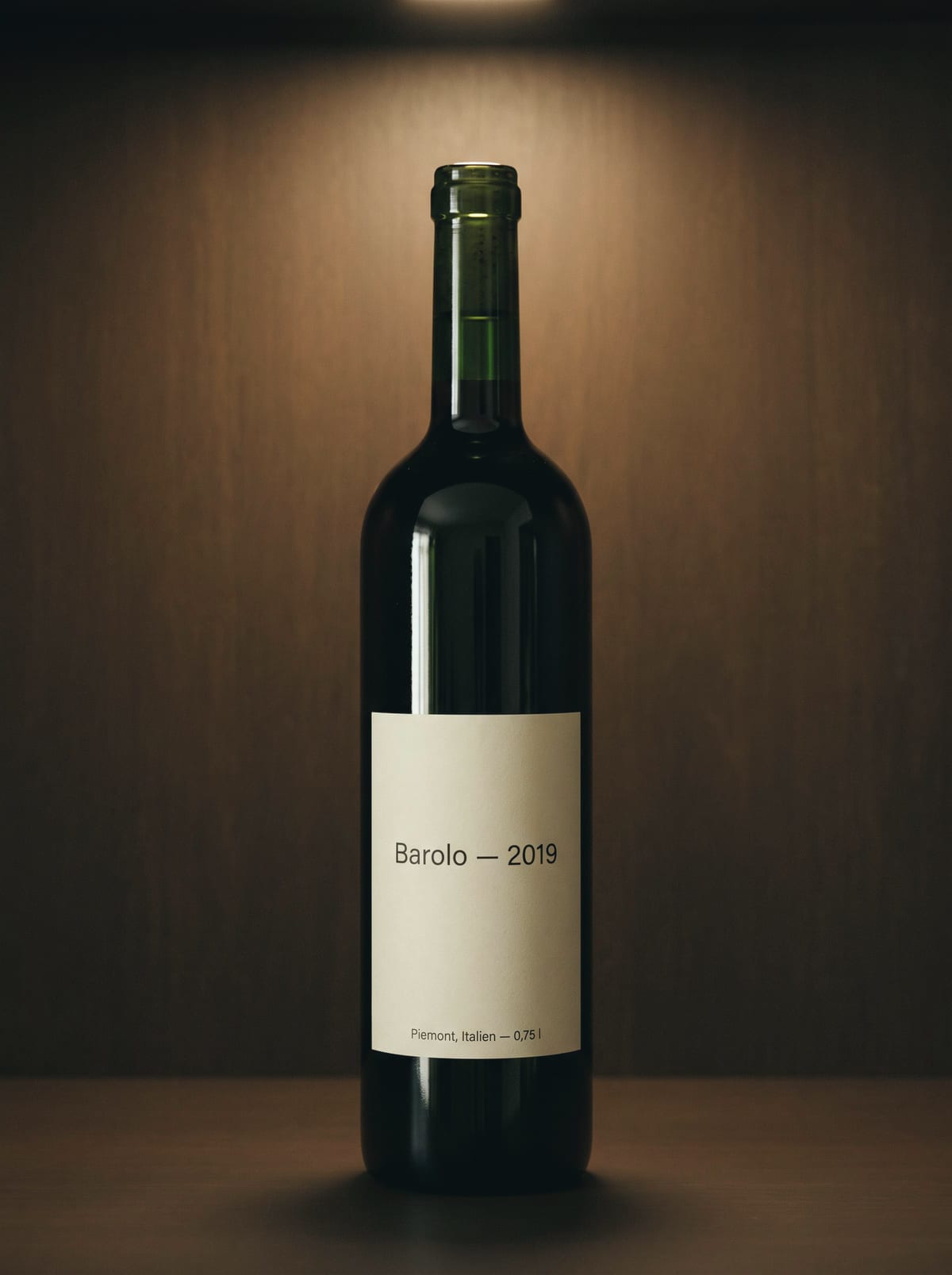Flasche Barolo, Jahrgang 2019