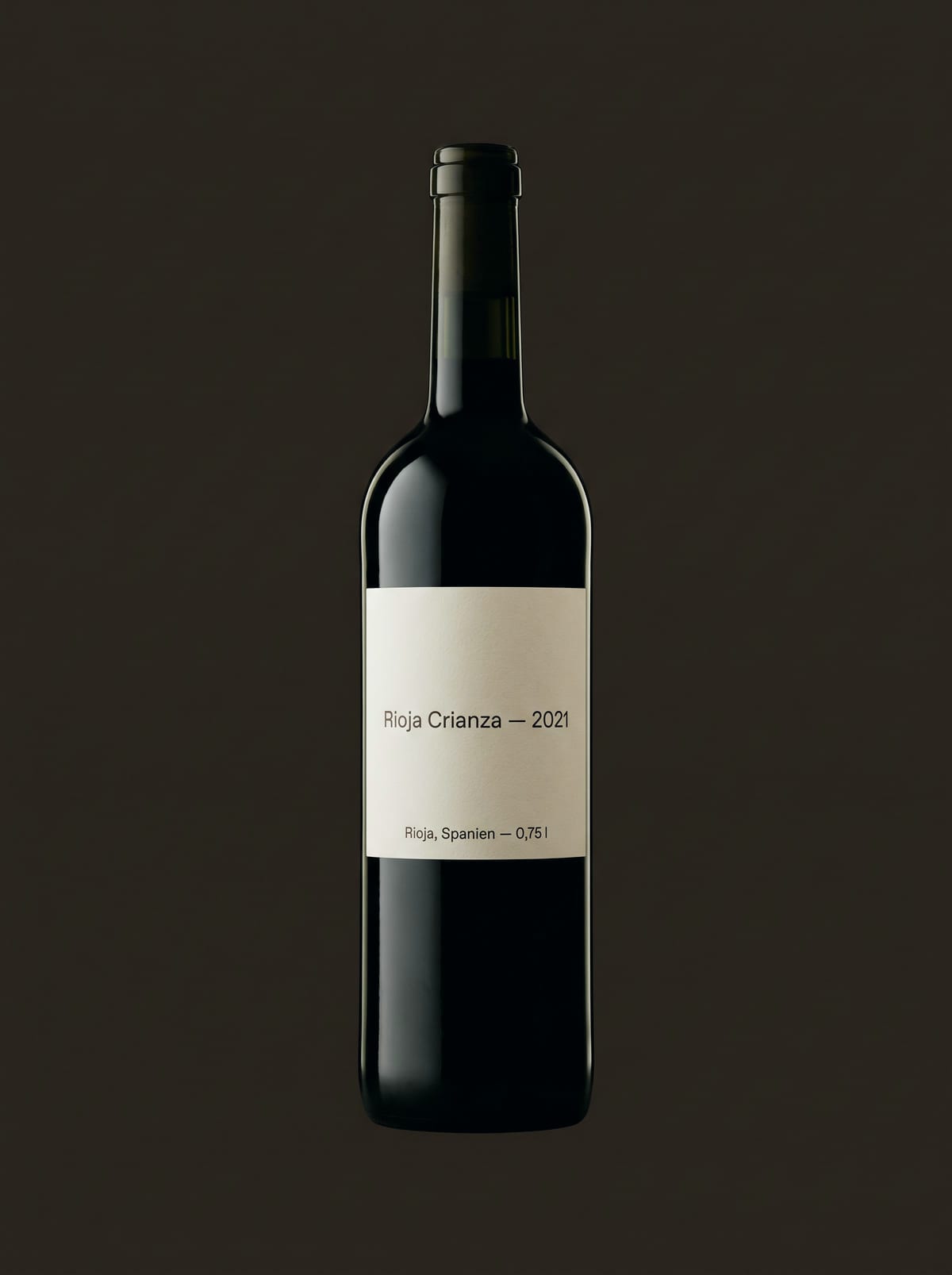 Flasche Rioja Crianza, Jahrgang 2021