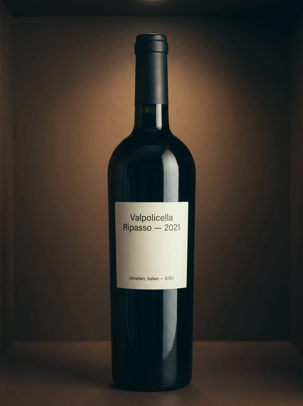 Flasche Valpolicella Ripasso, Jahrgang 2021